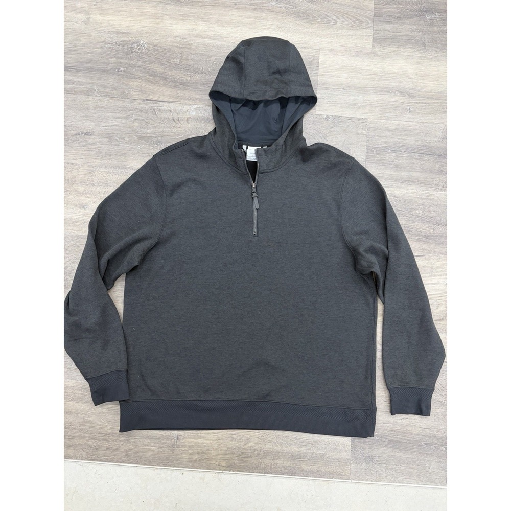 Nike Dri-FIT Mens Quarter Zip Player Golf Hoodie Charcoal Gray Size XL